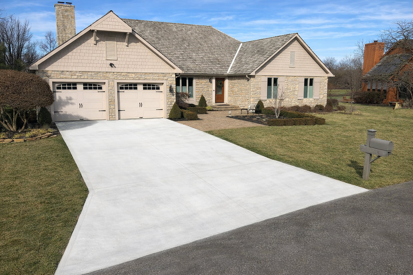 Concrete driveway building in Encinitas, CA