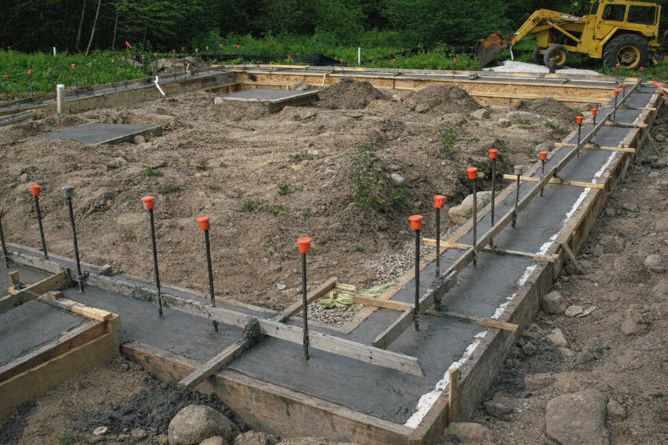 Concrete footings in Encinitas, CA