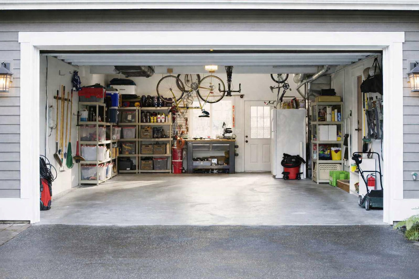 Garage floor concrete